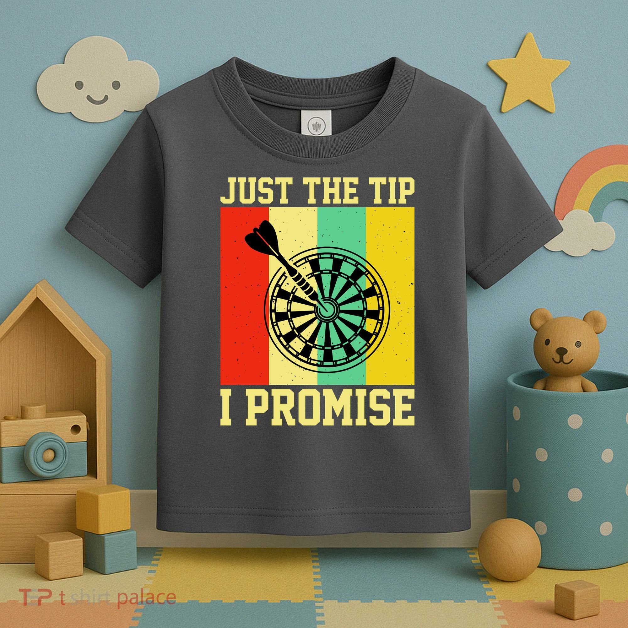 Funny Dartball Darts Dart Throwing Toddler T-Shirt