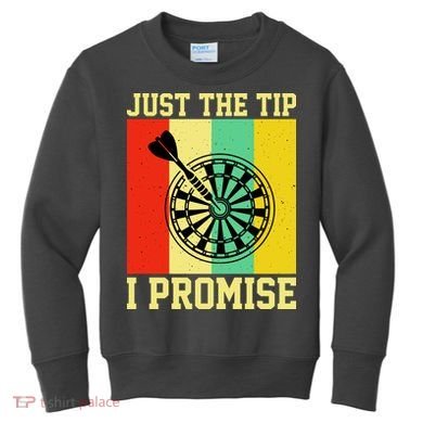 Funny Dartball Darts Dart Throwing Kids Sweatshirt