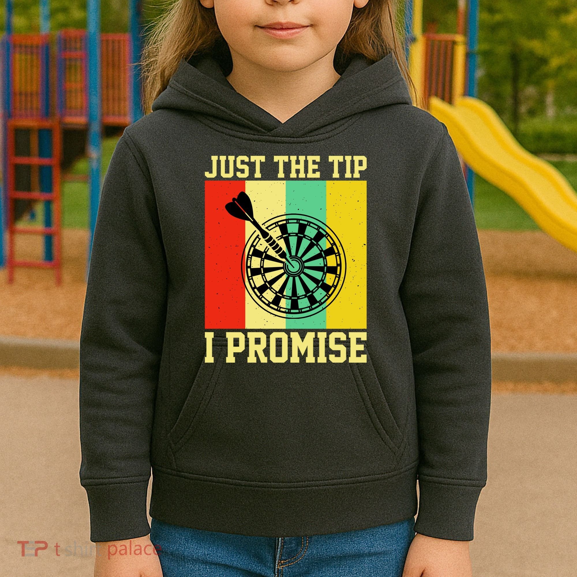 Funny Dartball Darts Dart Throwing Kids Hoodie