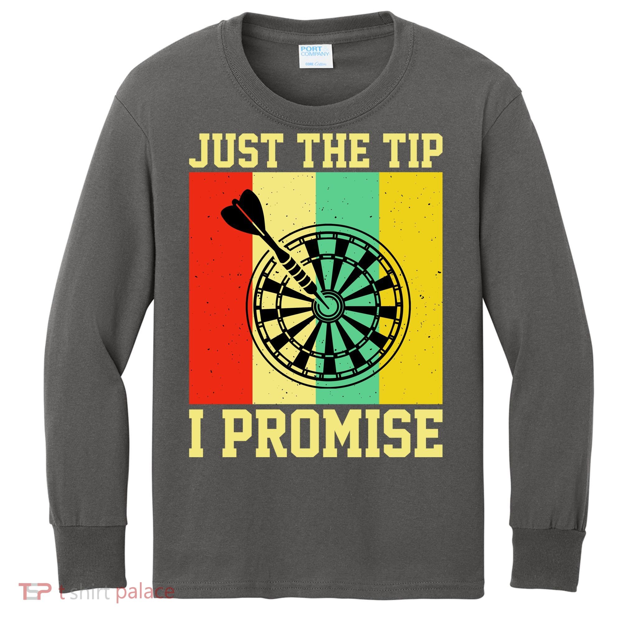 Funny Dartball Darts Dart Throwing Kids Long Sleeve Shirt