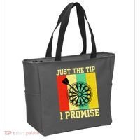 Funny Dartball Darts Dart Throwing Tote Bag thumb 2