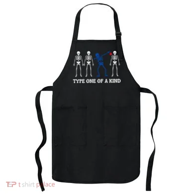 Funny Diabetes Dancing Skeleton Apron