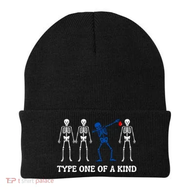 Funny Diabetes Dancing Skeleton Beanie