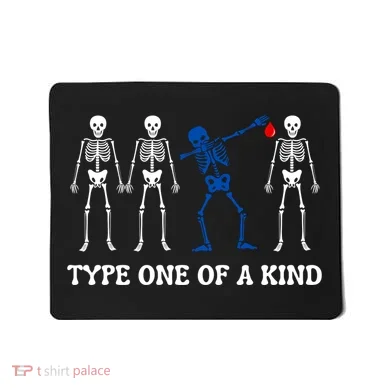 Funny Diabetes Dancing Skeleton Mousepad