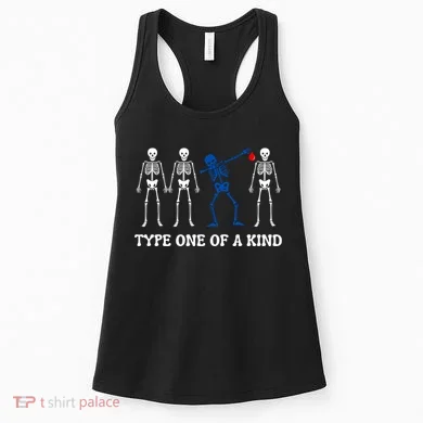 Funny Diabetes Dancing Skeleton Women's Tank Top