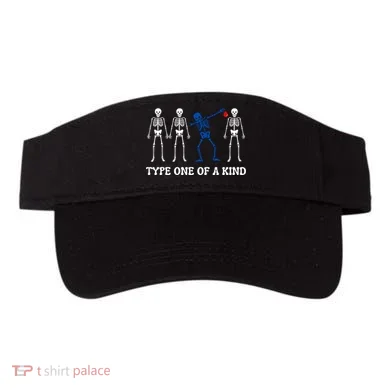 Funny Diabetes Dancing Skeleton Visor