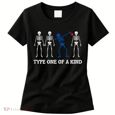 Funny Diabetes Dancing Skeleton Women's T-Shirt