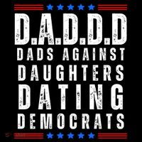 Funny Daddd Dads Against Daughters Dating Democrats Bucket Hat thumb 4