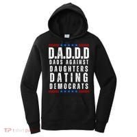 Funny Daddd Dads Against Daughters Dating Democrats Women's Hoodie thumb 0