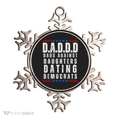 Funny Daddd Dads Against Daughters Dating Democrats Ornament