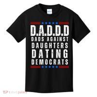 Funny Daddd Dads Against Daughters Dating Democrats Kids T-Shirt thumb 0