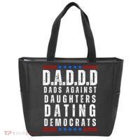 Funny Daddd Dads Against Daughters Dating Democrats Tote Bag thumb 0