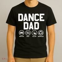 Funny Dance Dad Proud Dancer Dancing Father T-Shirt thumb 3