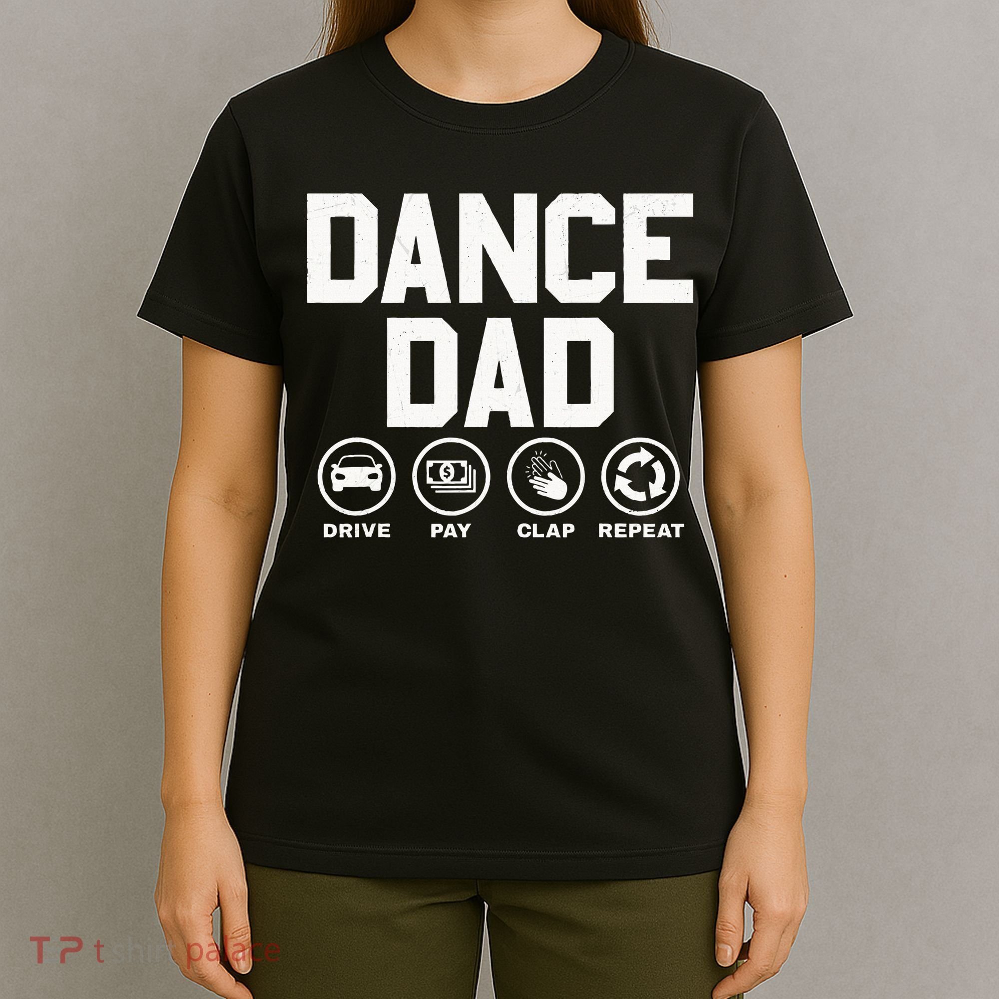 Funny Dance Dad Proud Dancer Dancing Father T-Shirt
