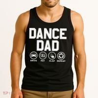Funny Dance Dad Proud Dancer Dancing Father Tank Top thumb 3
