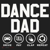 Funny Dance Dad Proud Dancer Dancing Father Golf Towel thumb 3