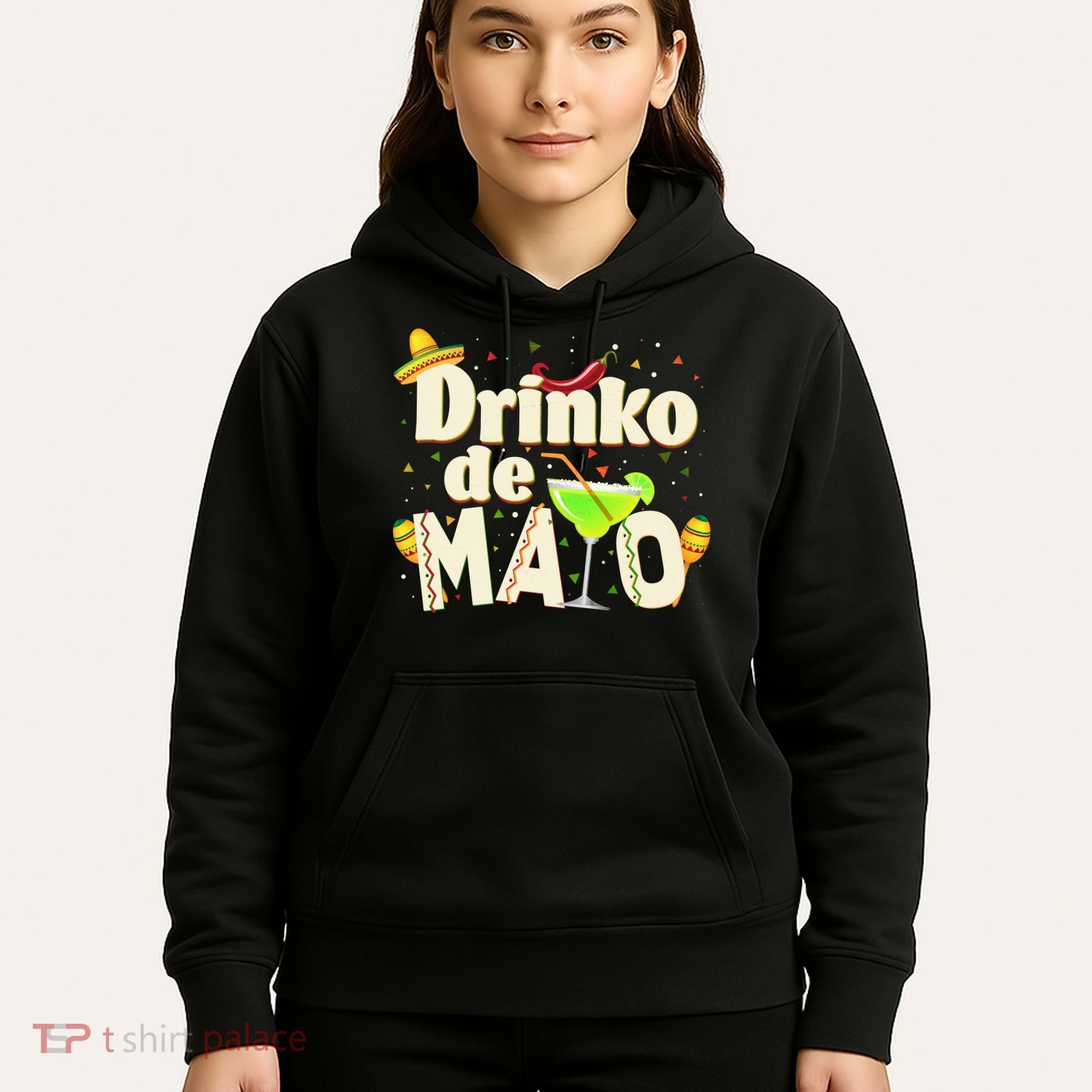 Funny Drinko De Mayo Cinco De Mayo Hoodie