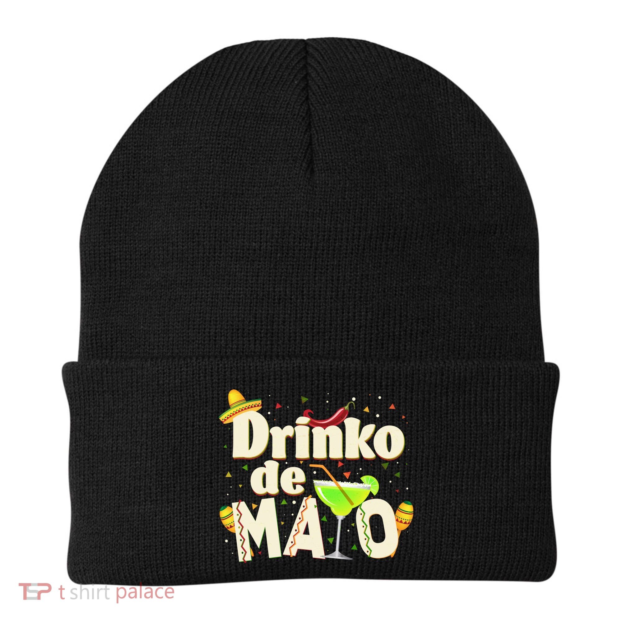 Funny Drinko De Mayo Cinco De Mayo Beanie