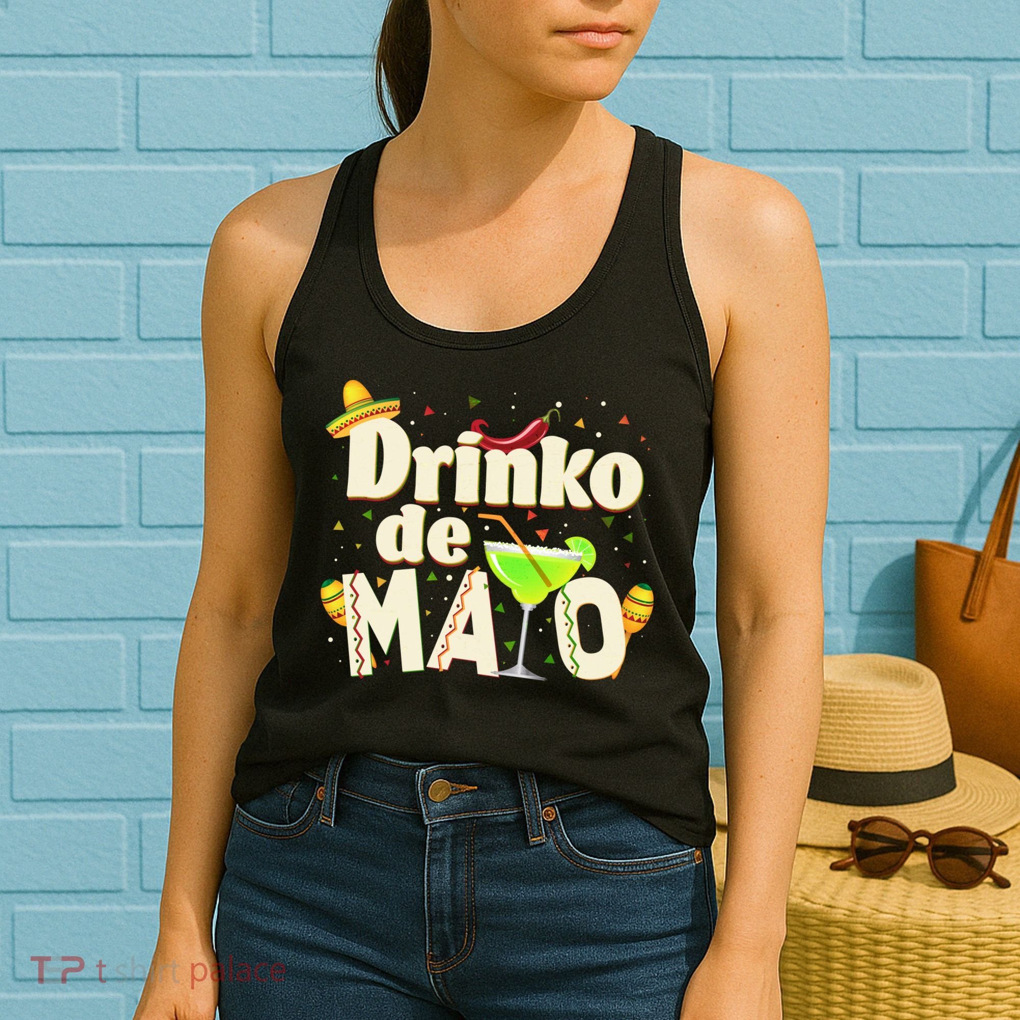Funny Drinko De Mayo Cinco De Mayo Women's Tank Top