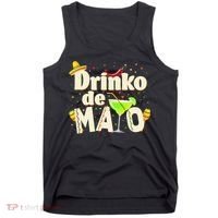 Funny Drinko De Mayo Cinco De Mayo Tank Top thumb 0