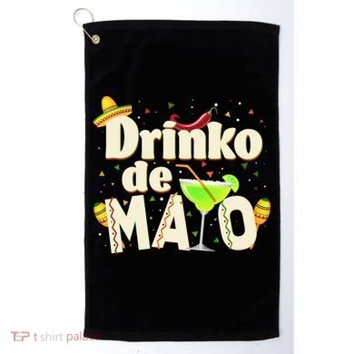 Funny Drinko De Mayo Cinco De Mayo Golf Towel