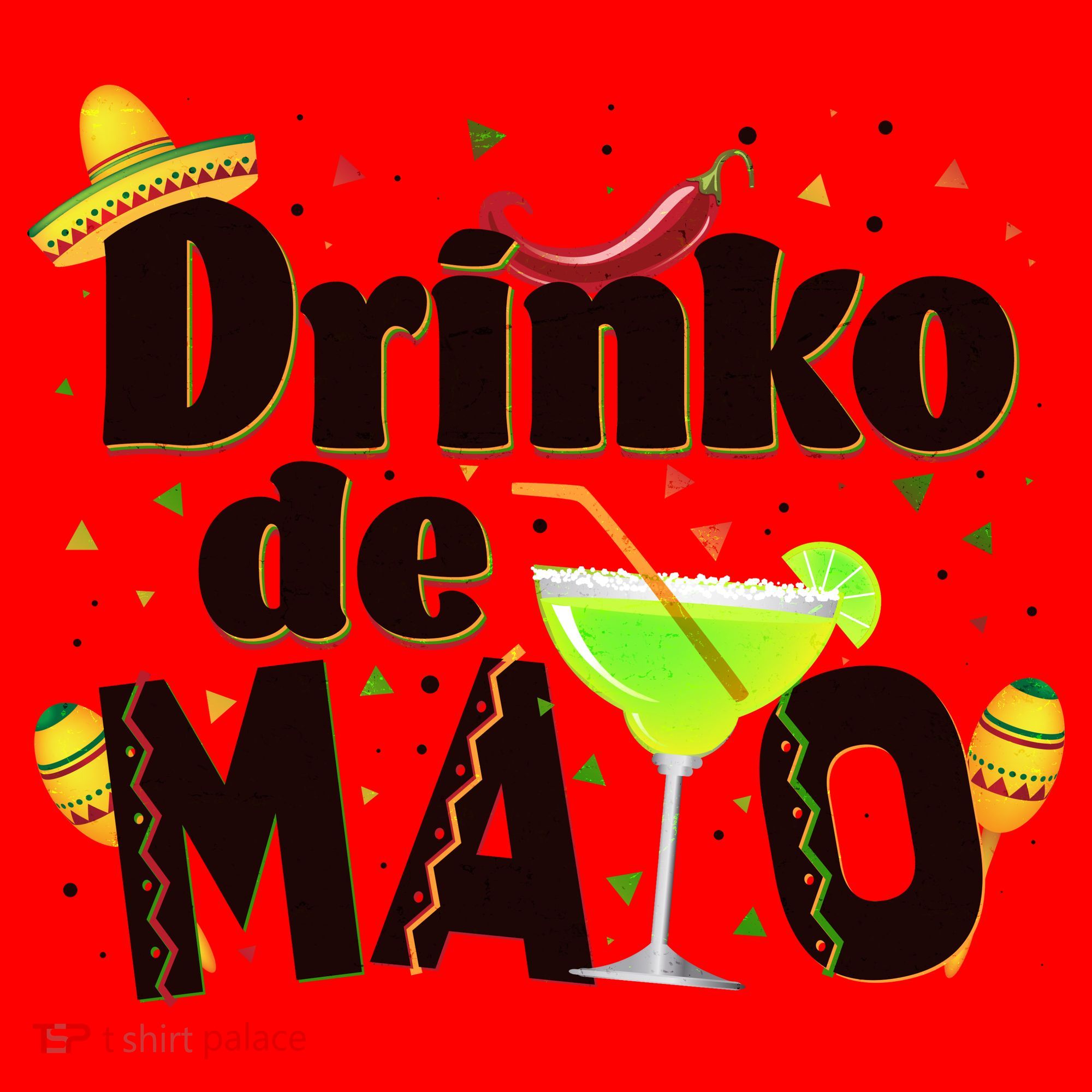 Funny Drinko De Mayo Cinco De Mayo Santa Hat