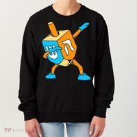 Funny Dabbing Dreidel Hanukkah Dancing Chanukah  Women's Sweatshirt thumb 0