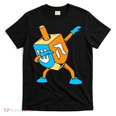 Funny Dabbing Dreidel Hanukkah Dancing Chanukah  T-Shirt