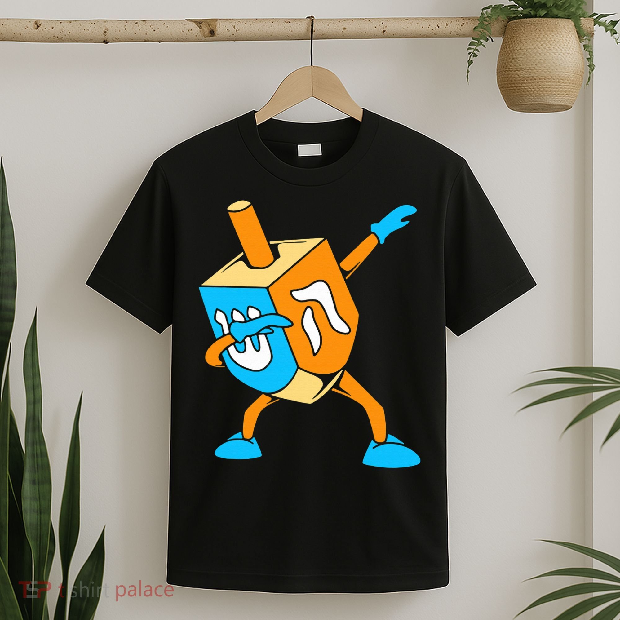 Funny Dabbing Dreidel Hanukkah Dancing Chanukah  T-Shirt