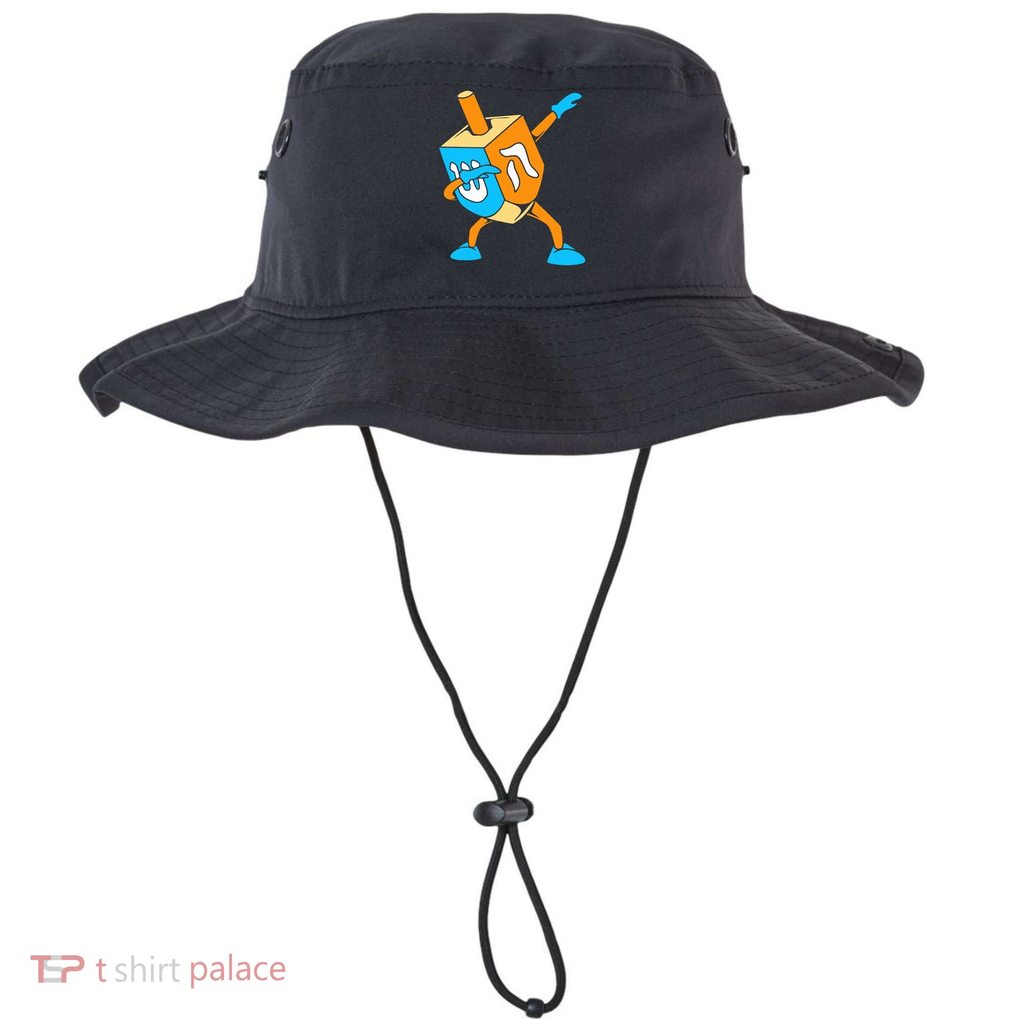 Funny Dabbing Dreidel Hanukkah Dancing Chanukah  Bucket Hat