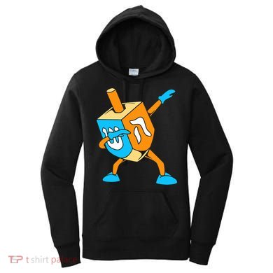 Funny Dabbing Dreidel Hanukkah Dancing Chanukah  Women's Hoodie