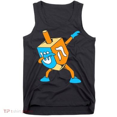 Funny Dabbing Dreidel Hanukkah Dancing Chanukah  Tank Top