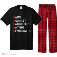 Funny Daddd Dads Against Daughters Dating Democrats Pajama Set thumb 0