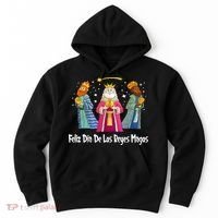 Feliz Dia De Reyes Day Wise Three Kings Tee Happy Epiphany Hoodie thumb 0
