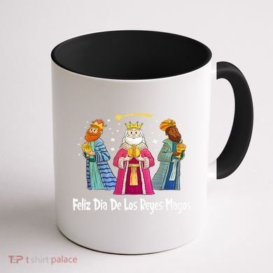 Feliz Dia De Reyes Day Wise Three Kings Tee Happy Epiphany Coffee Mug back
