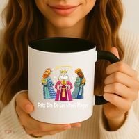 Feliz Dia De Reyes Day Wise Three Kings Tee Happy Epiphany Coffee Mug thumb 3
