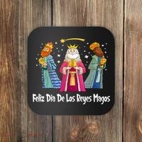 Feliz Dia De Reyes Day Wise Three Kings Tee Happy Epiphany Coaster thumb 0