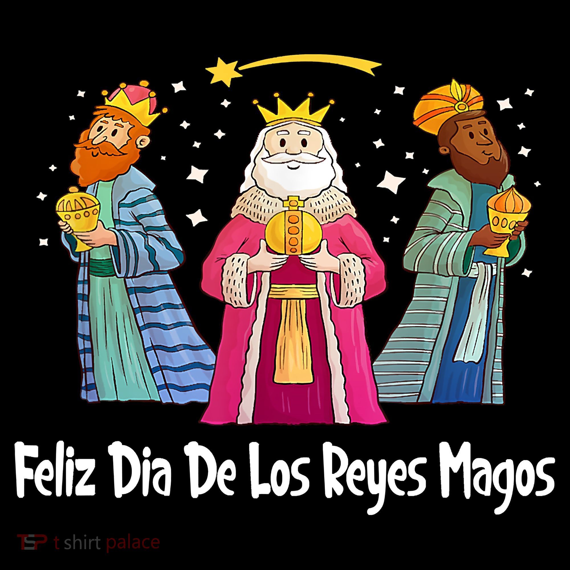 Feliz Dia De Reyes Day Wise Three Kings Tee Happy Epiphany Ornament