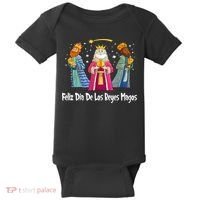 Feliz Dia De Reyes Day Wise Three Kings Tee Happy Epiphany Baby Bodysuit thumb 0