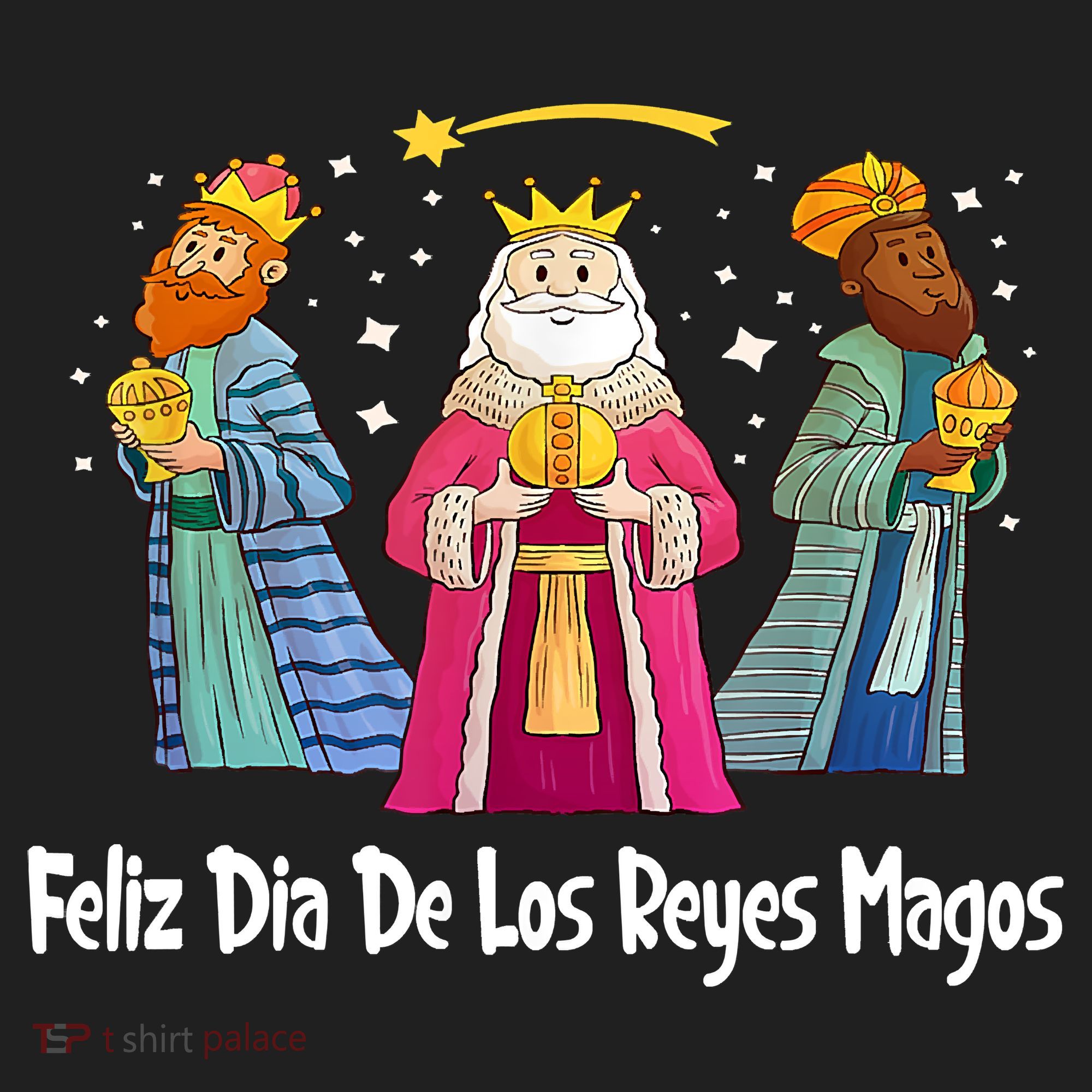 Feliz Dia De Reyes Day Wise Three Kings Tee Happy Epiphany Hat