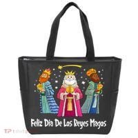 Feliz Dia De Reyes Day Wise Three Kings Tee Happy Epiphany Tote Bag thumb 0