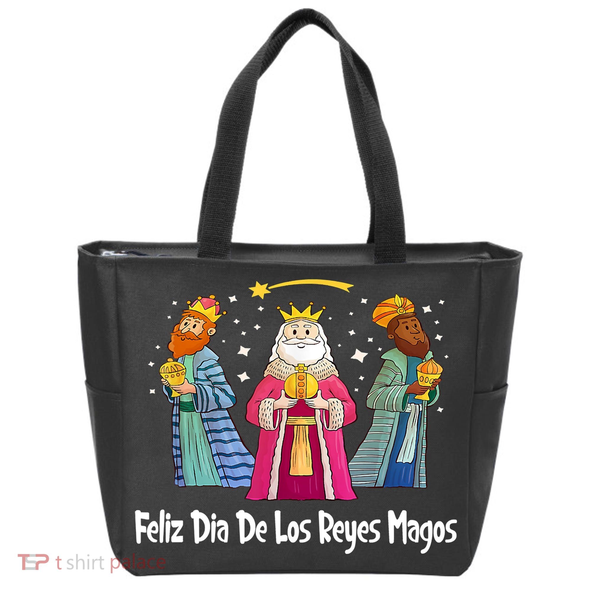 Feliz Dia De Reyes Day Wise Three Kings Tee Happy Epiphany Tote Bag