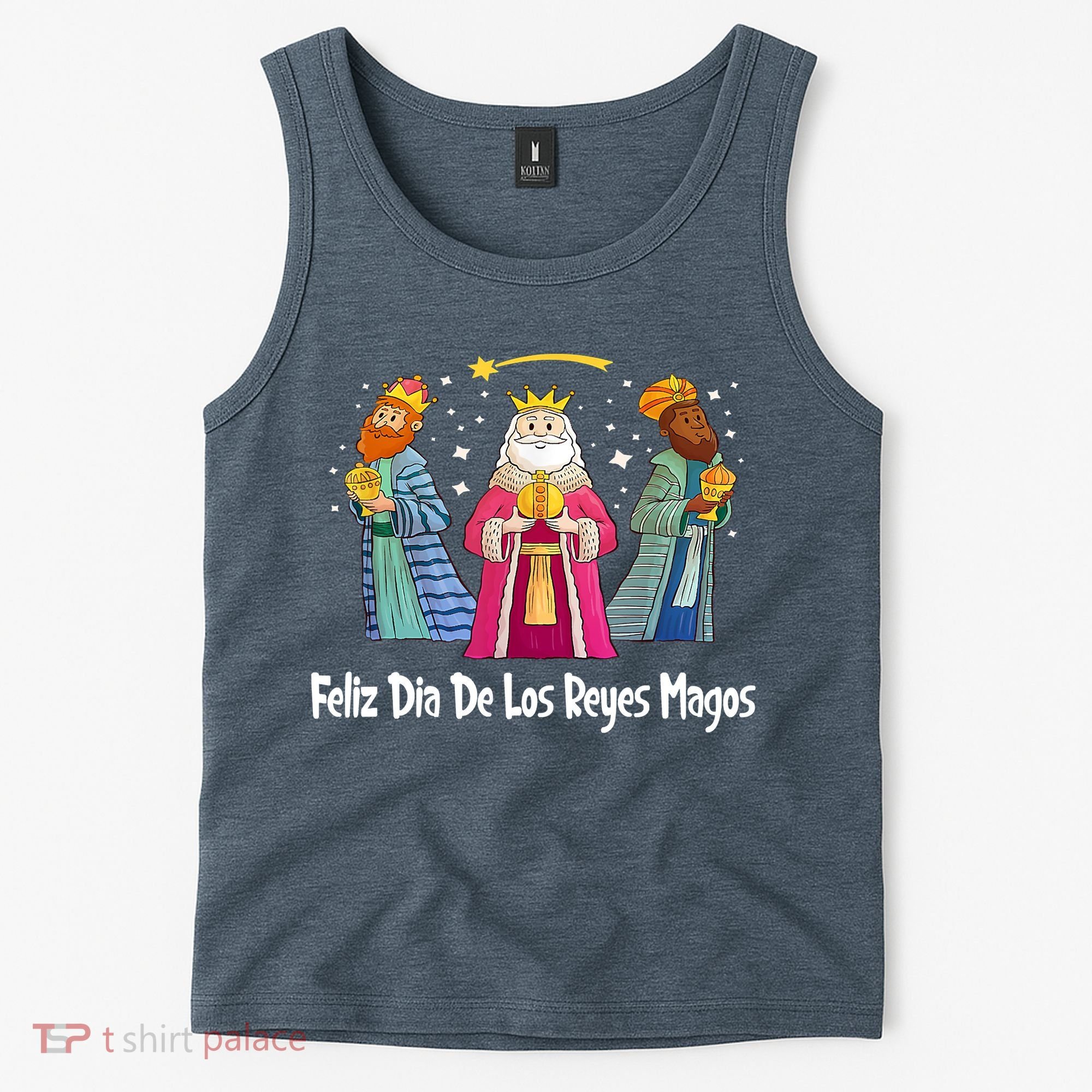Feliz Dia De Reyes Day Wise Three Kings Tee Happy Epiphany Tank Top