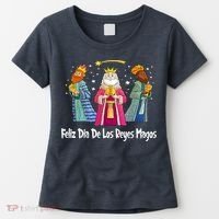 Feliz Dia De Reyes Day Wise Three Kings Tee Happy Epiphany Women's T-Shirt thumb 0