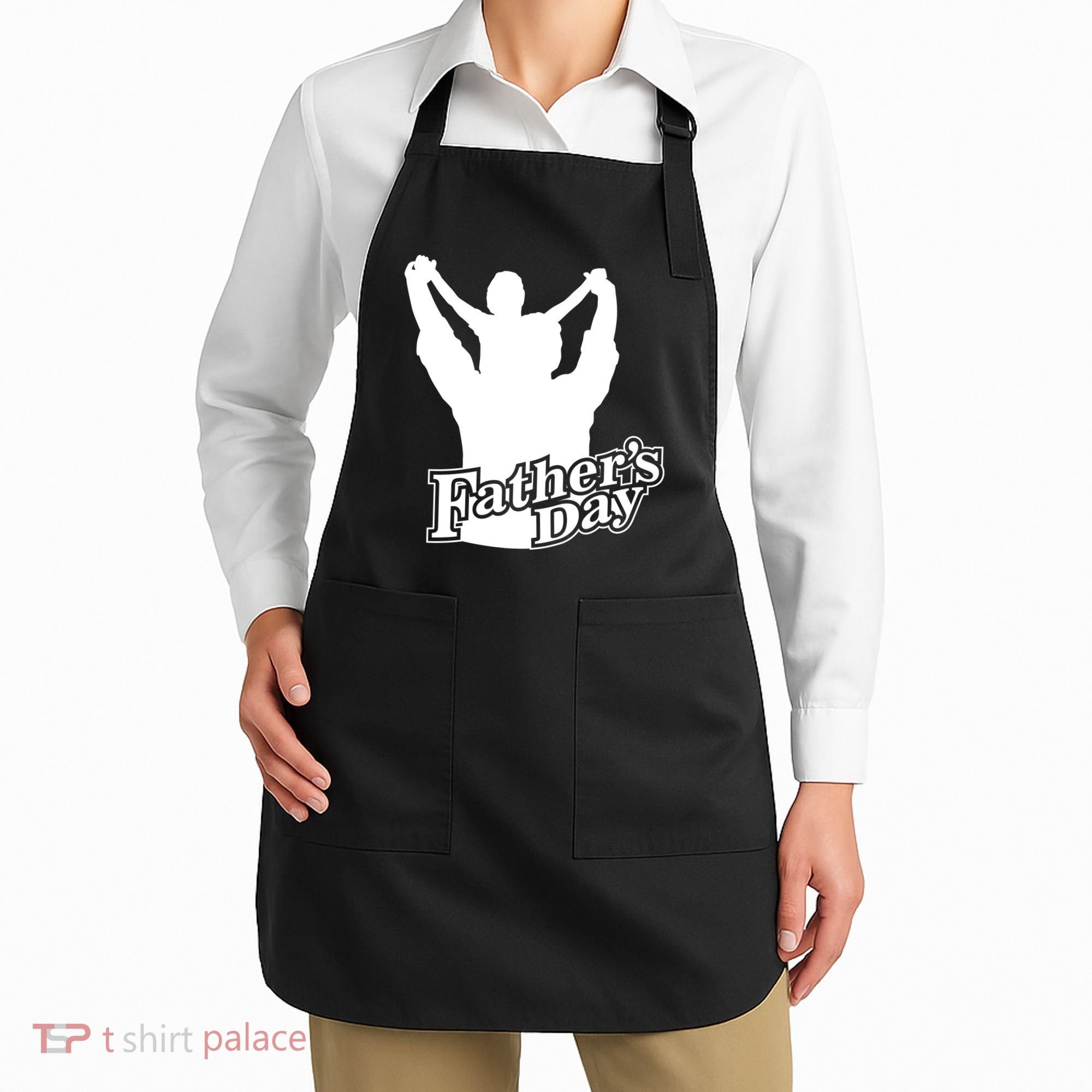 Father's Day Dad And Son Apron