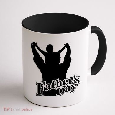 Father's Day Dad And Son Coffee Mug back