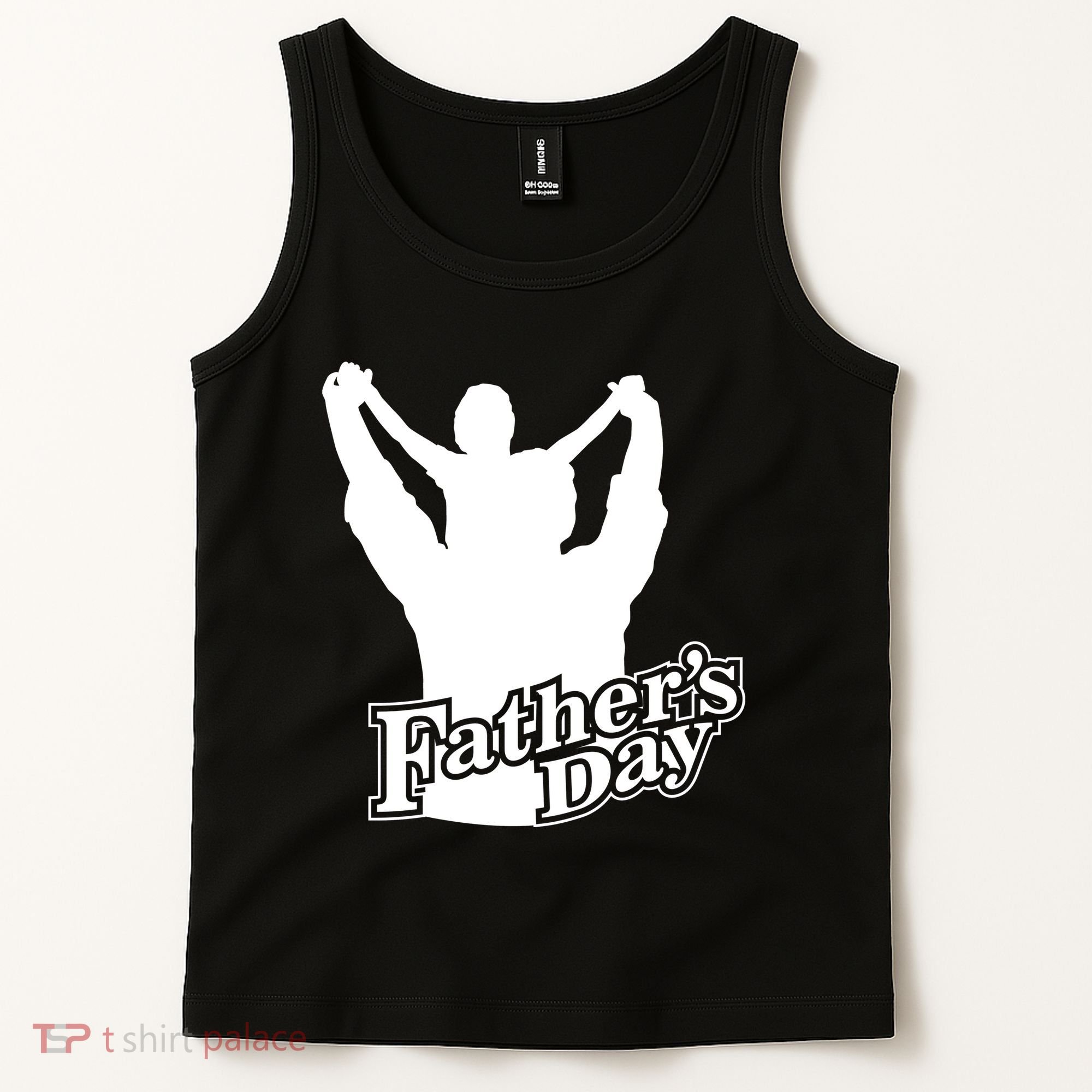 Father's Day Dad And Son Tank Top