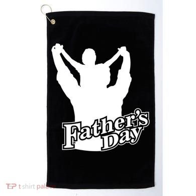 Father's Day Dad And Son Golf Towel