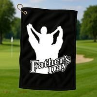 Father's Day Dad And Son Golf Towel thumb 1
