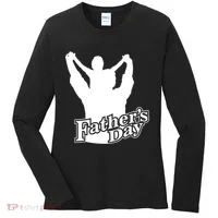 Father's Day Dad And Son Women's Long Sleeve Shirt thumb 0